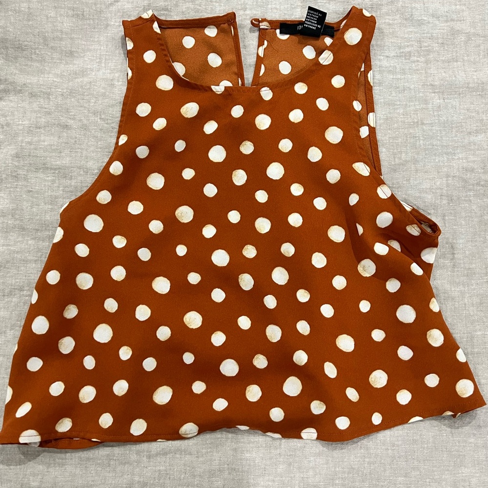 Polka dot blouse